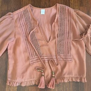Revolve top with tassels